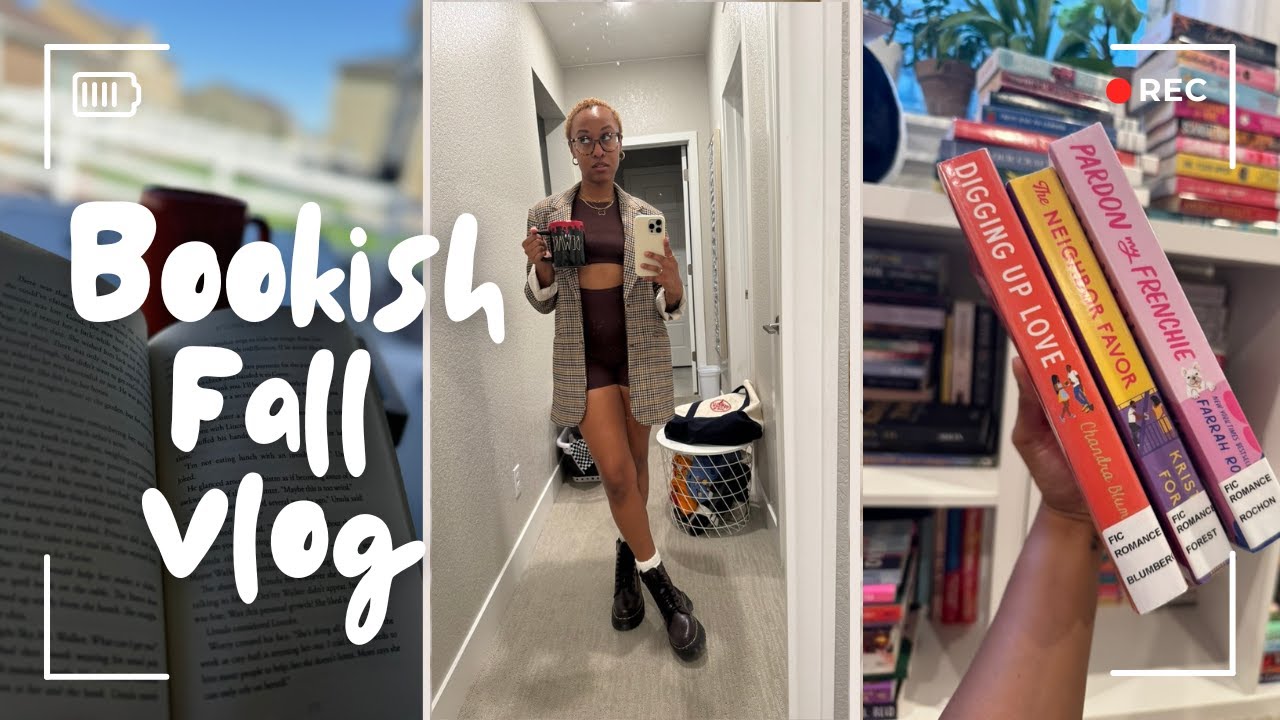 A Fall Bookish Vlog: A Library Adventure