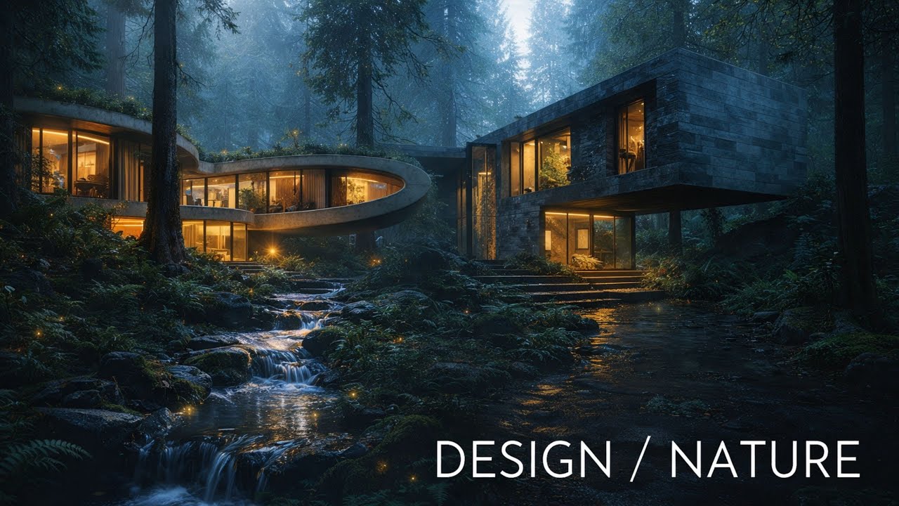 Inside a House Between Design and Nature | Dream Home in the Forest