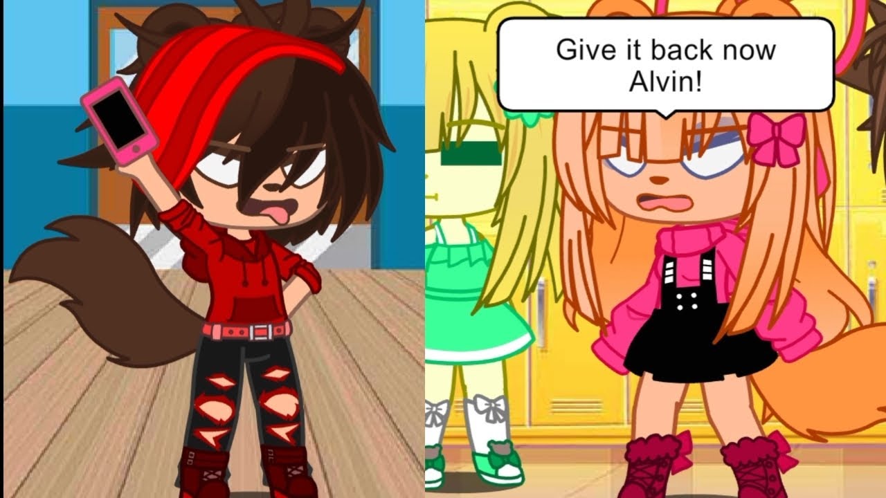 Alvin annoys Brittany 💗❤️ - meme/gacha edit (Alvin X Brittany Edit)