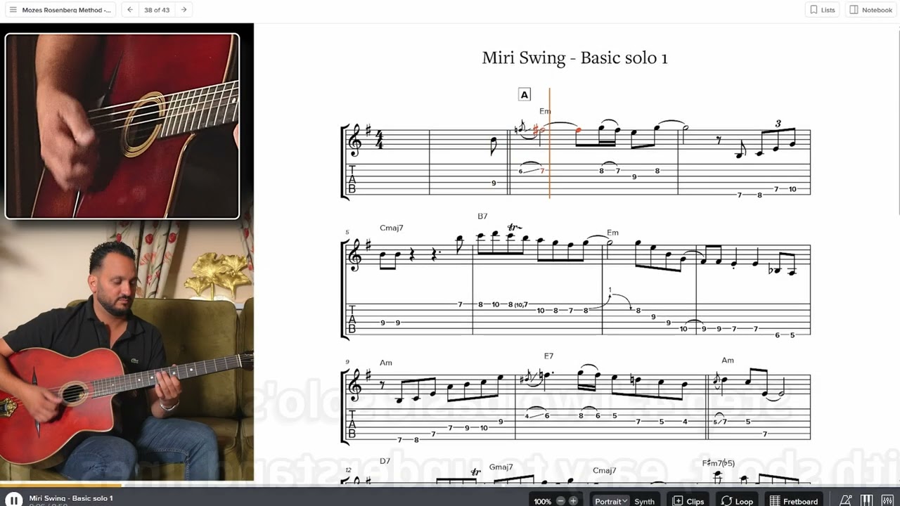 Mozes Rosenberg Method - MIRI SWING gypsy jazz lessons