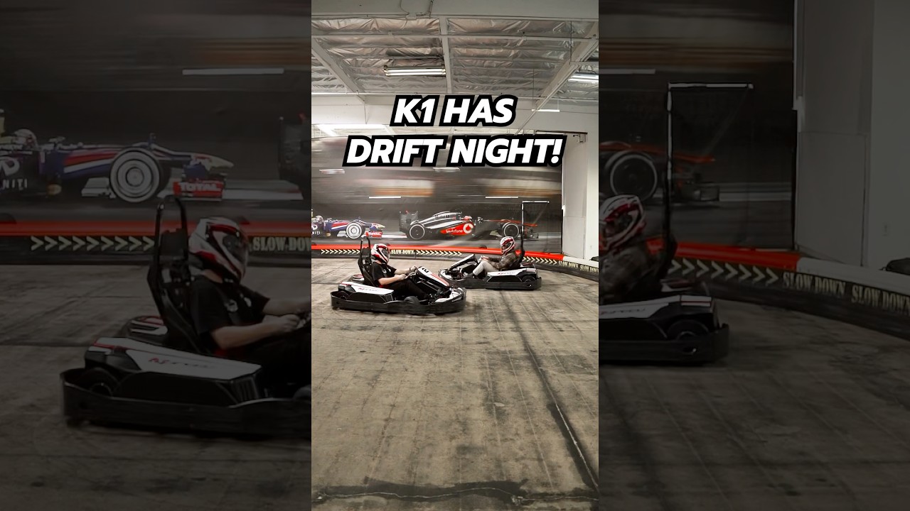 DRIFT NIGHTS! At K1 Speed 🏎️🏁 #karting #gokarting #drift #drifting