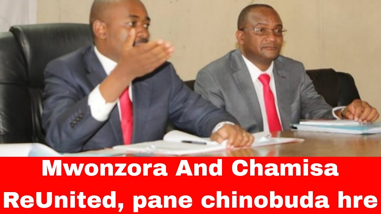 Mwonzora And Chamisa ReUnited, pane chinobuda hre