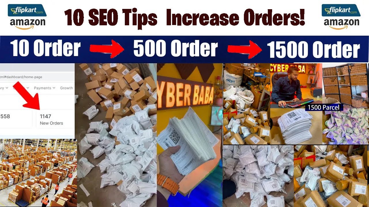 Flipkart & Amazon SEO Tutorial The Ultimate Ecommerce listing optimization Guide to Increase Orders!