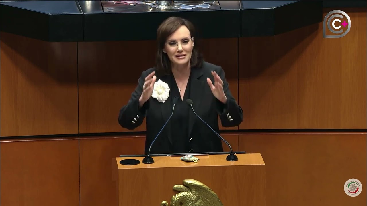 Senadora Lilly Téllez: apartado de Agenda política, relativo a la Estrategia Federal de Seguridad