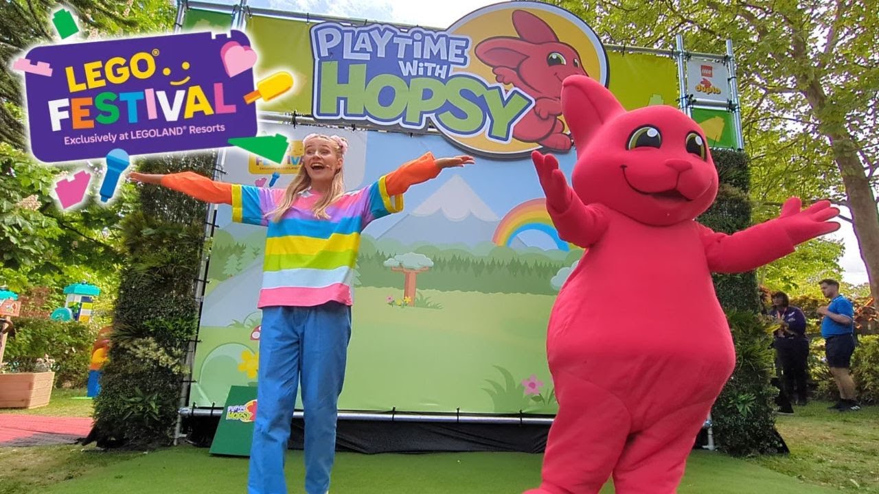 Playtime with Hopsy DUPLO Bunny LEGO® Chill Out Zone LEGO® Festival 2025 at LEGOLAND Windsor Resort