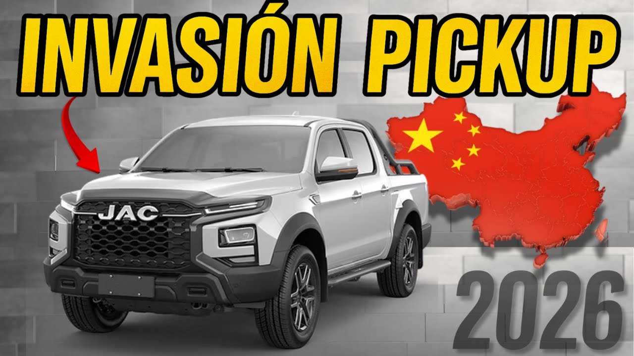 🚨 Las 7 PICKUPS CHINAS 2026 que ASUSTAN a TOYOTA Y A FORD ¡PRECIOS ABSURDOS!
