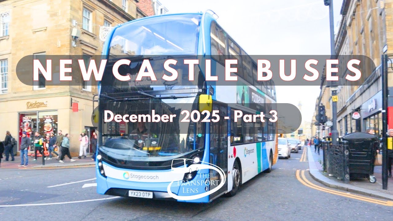 Bus Spotting Newcastle December 2025 - Part 3, Stagecoach, Go North East