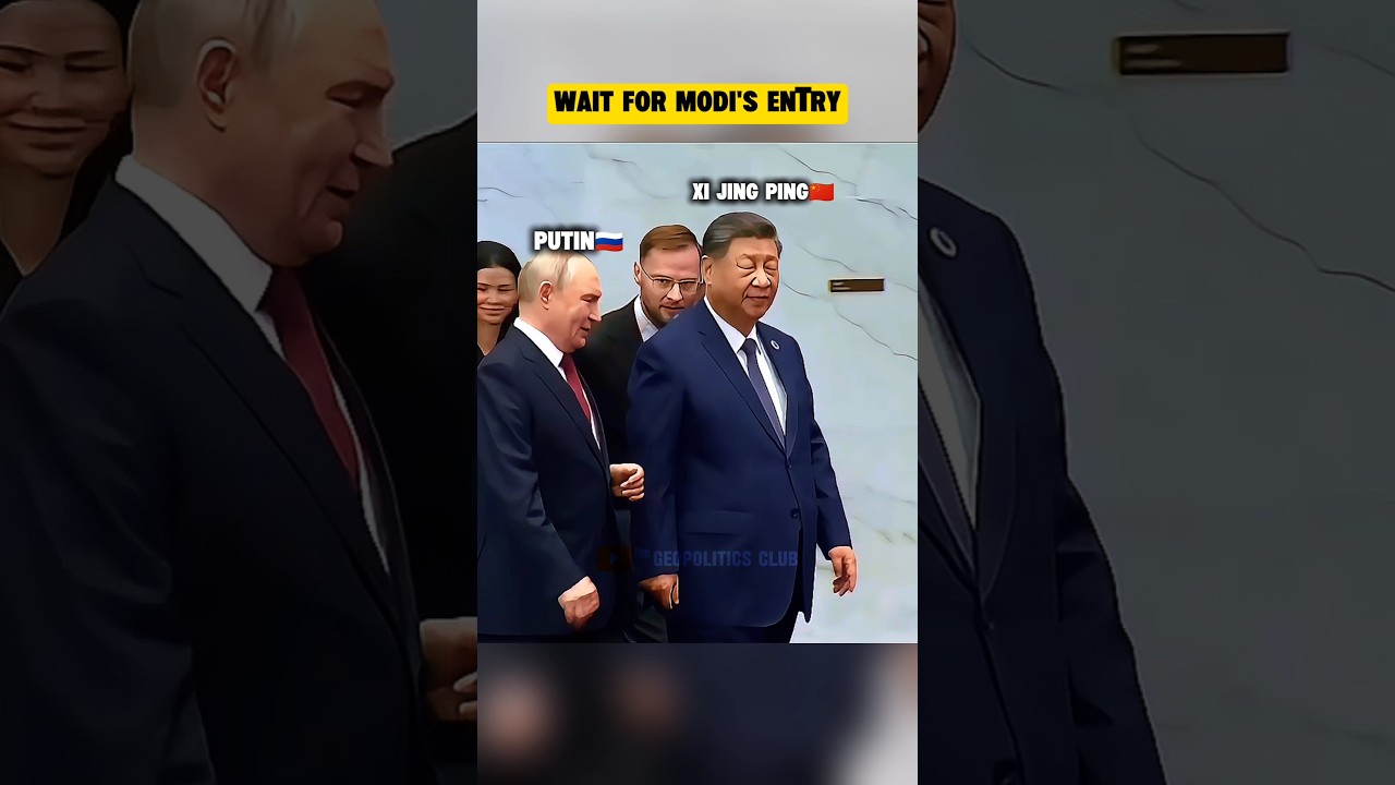 When PUTIN🇷🇺 - XI🇨🇳 - MODI🇮🇳 A POWERFUL MOMENT⚡, fear the west 🌎 #putin #modi #xijinping #shortsfeed