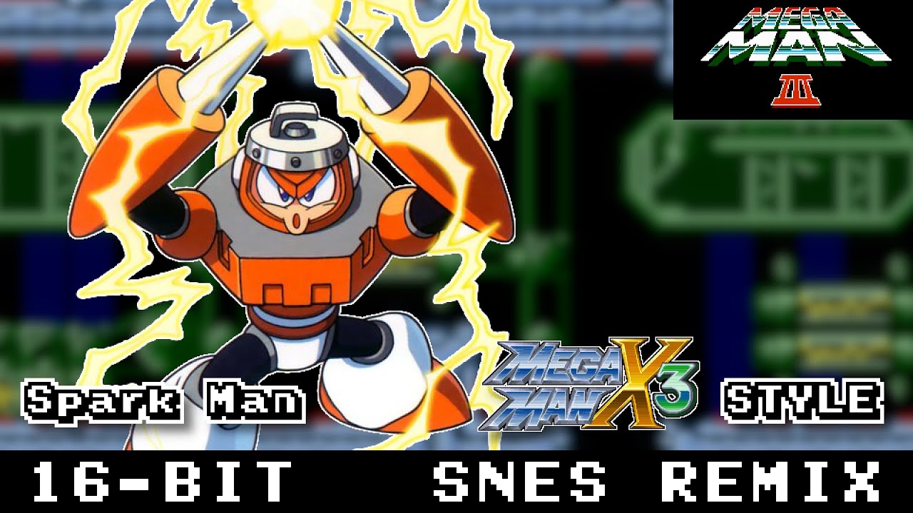 [16-Bit;SNES]Spark Man(Remix) - Mega Man 3【MMX3 Style, AddmusicK】
