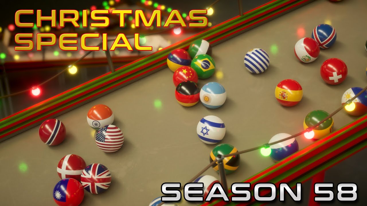 🎄 CHRISTMAS SPECIAL – SEASON 58 | COUNTRIES MARBLE RACE🎄