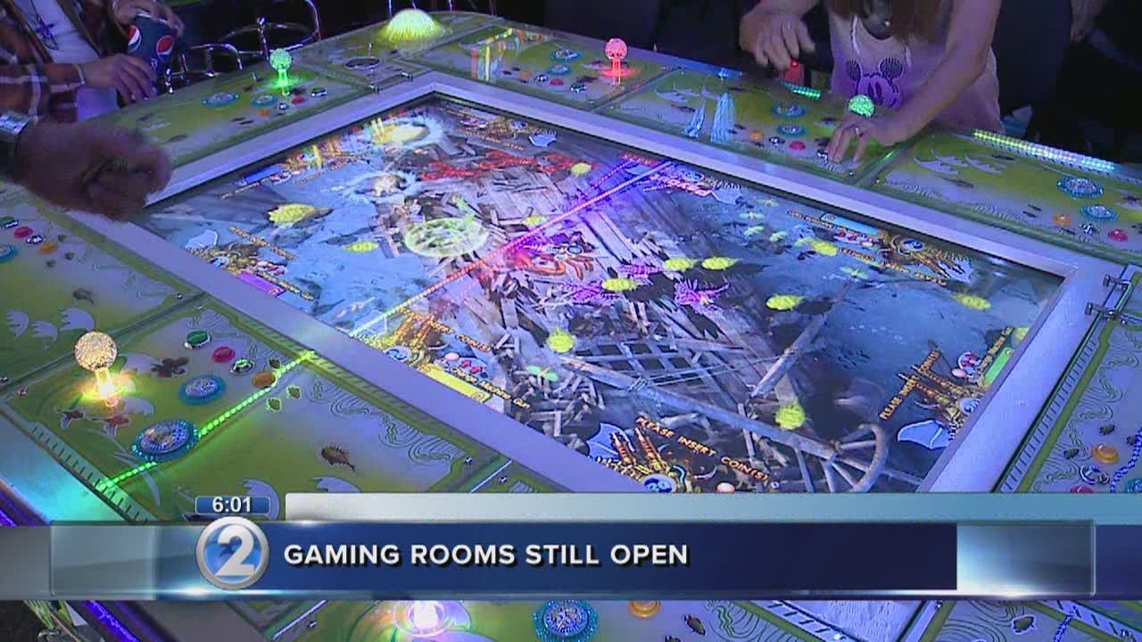 Gaming rooms remain open despite gambling crackdown