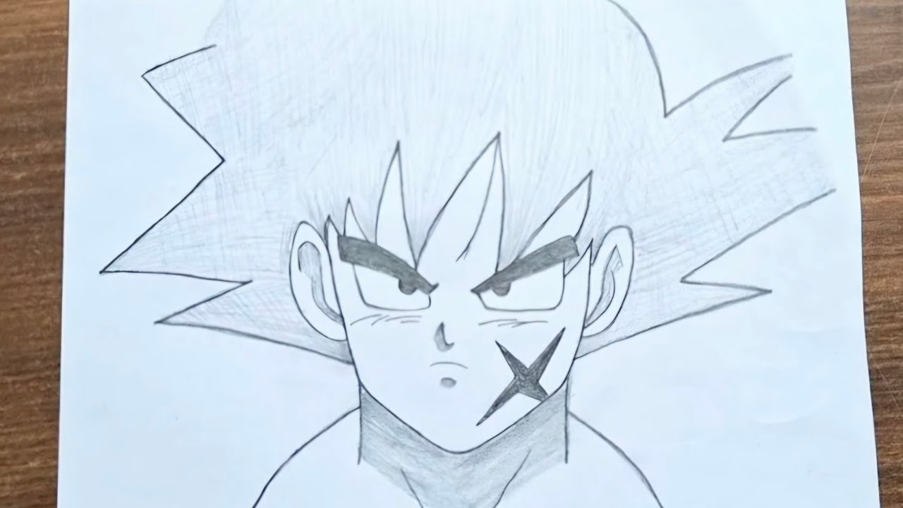 How to draw Dragon Ball || Easy Bardock anime drawing 