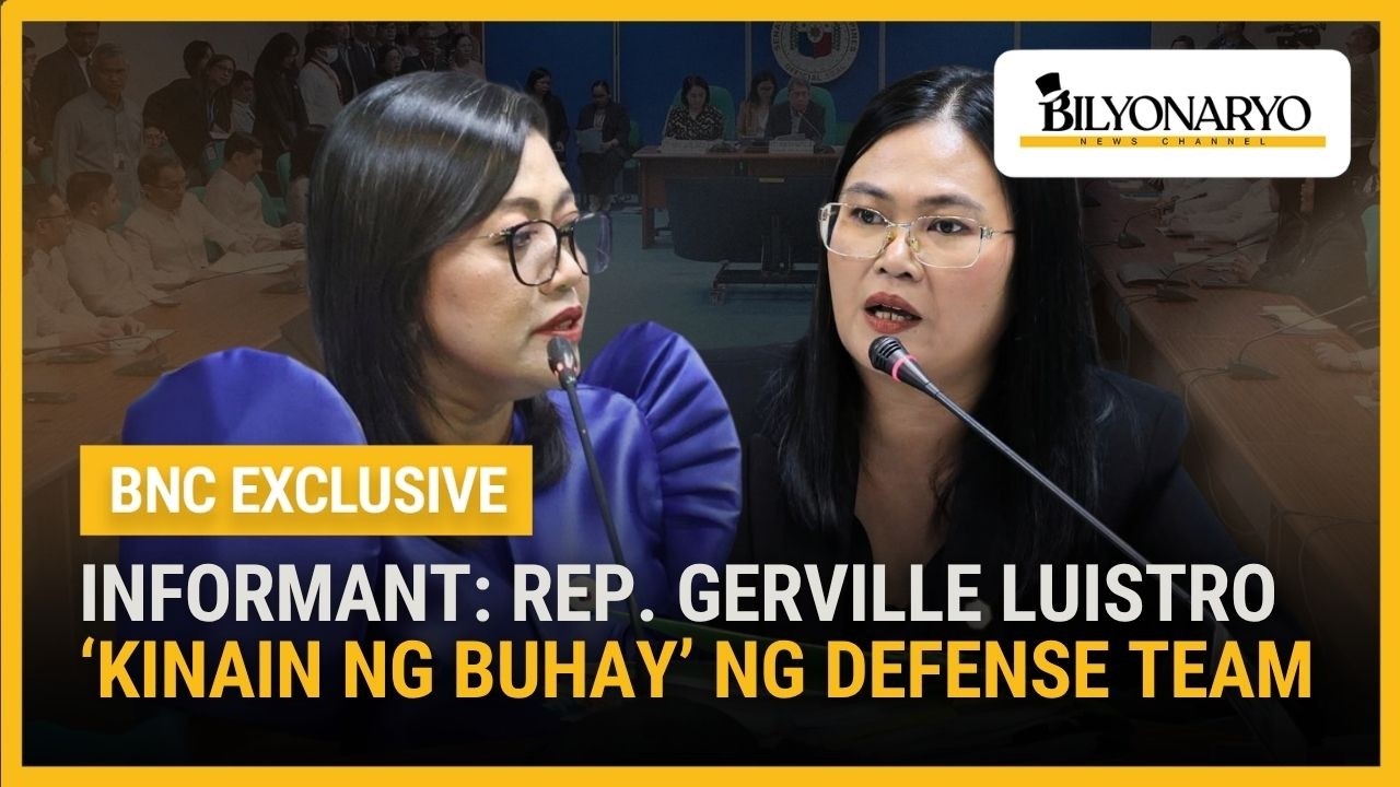Rep. Luistro, tila 'kinain nang buhay' ng lead defense counsel ng bise ayon sa isang informant