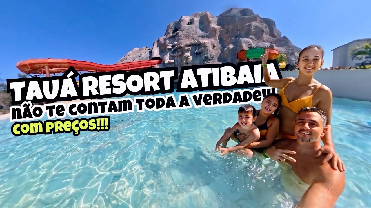 TAUÁ RESORT ATIBAIA – Parque Aquático Indoor, Outdoor e MUITA Diversão!