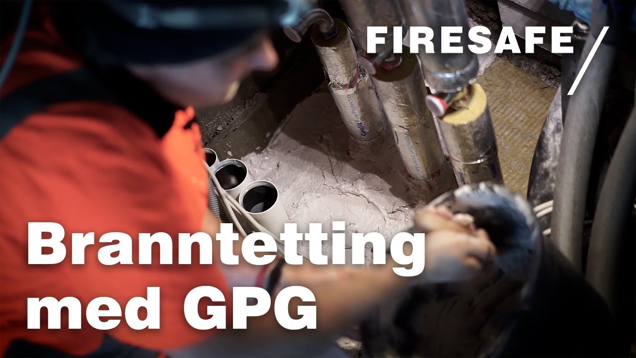 Branntetting med GPG // Firesafe
