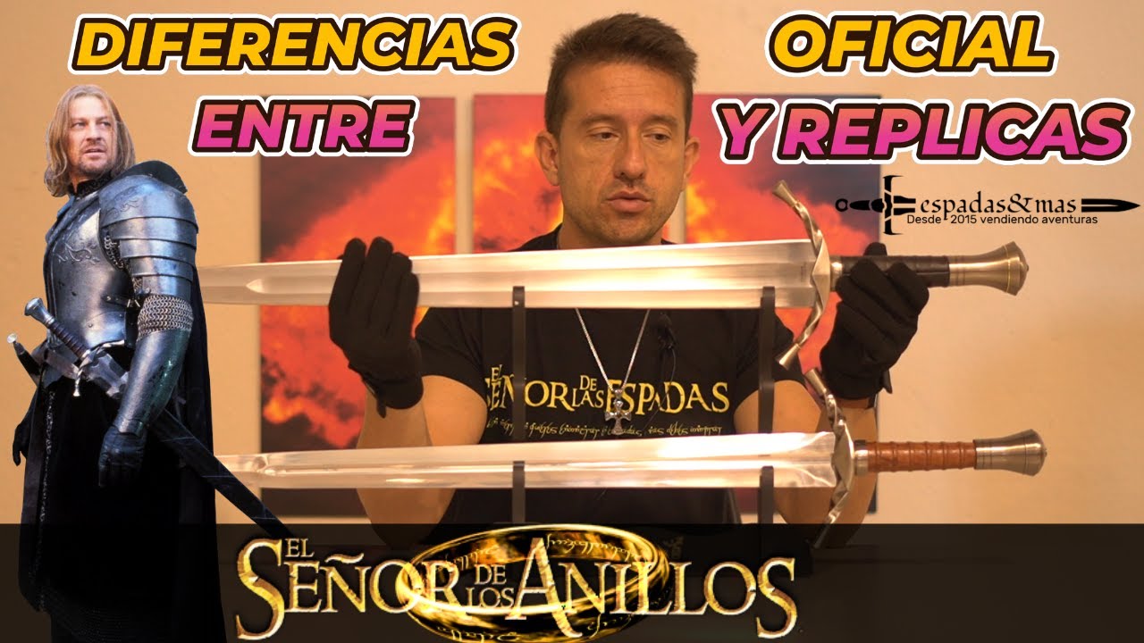 🔥 Diferencias entre: OFICIAL Y DECORATIVA espada de Boromir - El Señor de los Anillos 🔥
