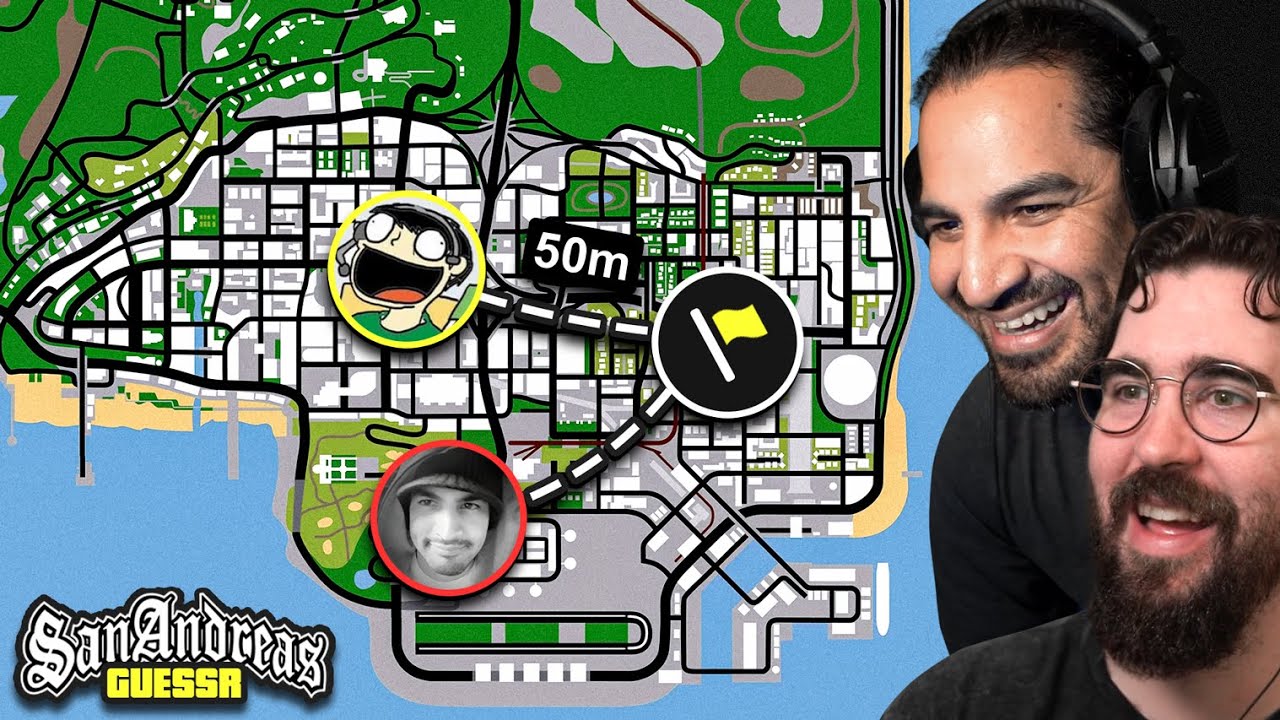 GTA San Andreas Geoguessr - Lui vs Nogla