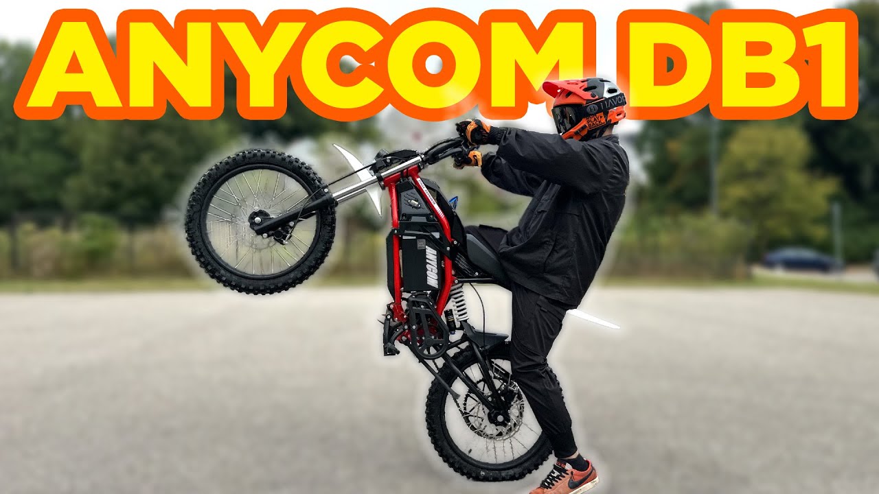 Каково это — ездить на электрическом мотоцикле ANYCOM DB1