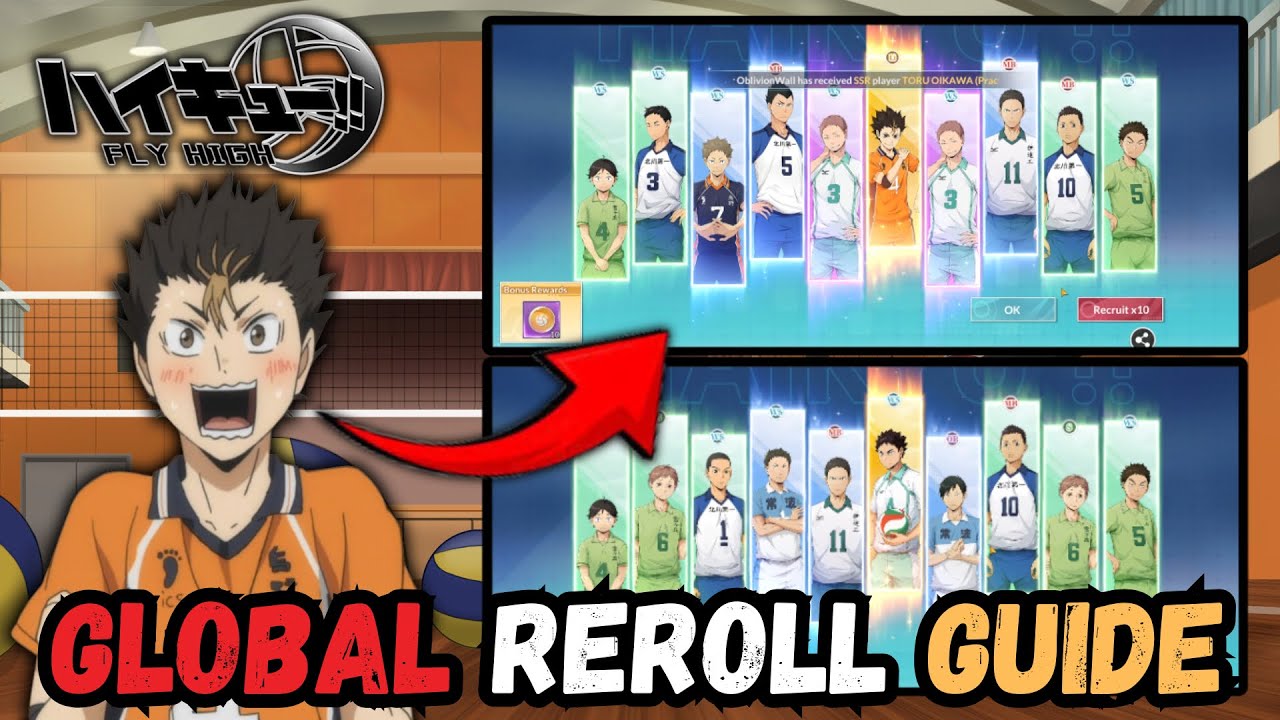 [Official] Global Launch Reroll Guide | HAIKYU!! FLY HIGH