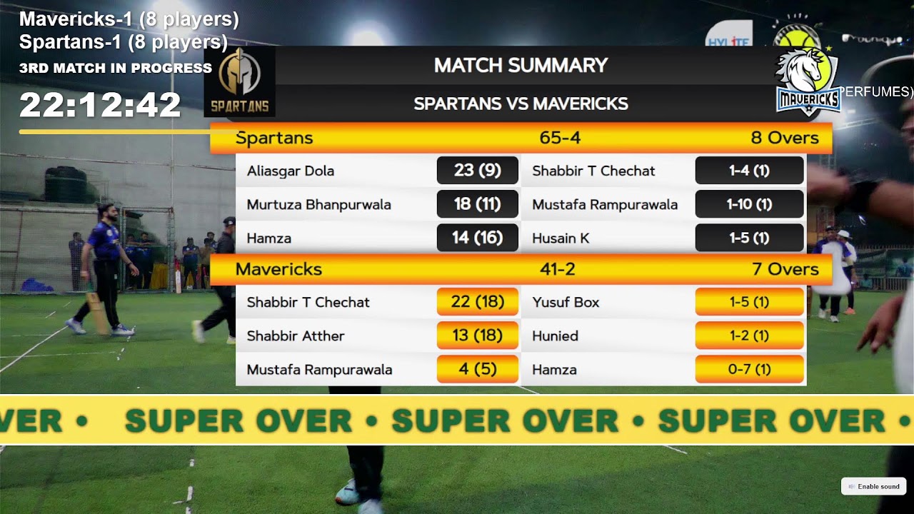 Mavericks vs Spartans - Finals 3