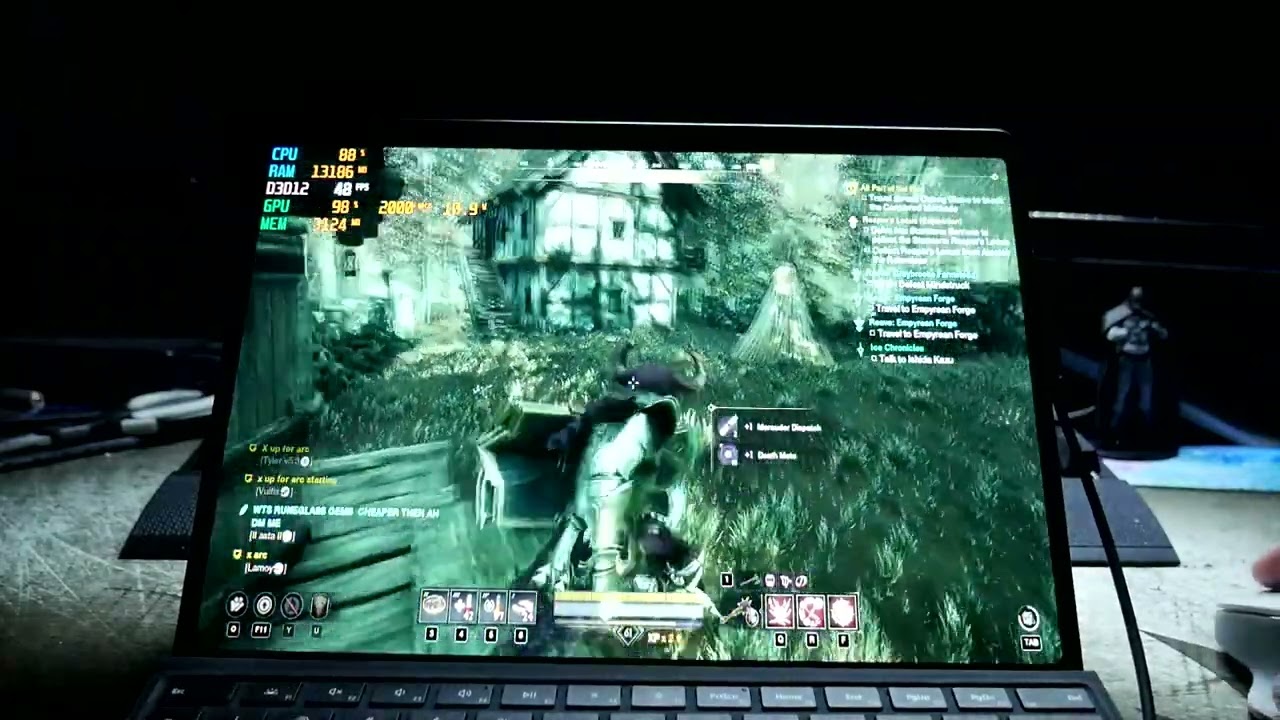Surface Pro 11 Intel 266v с Arc 140V Gaming — New World