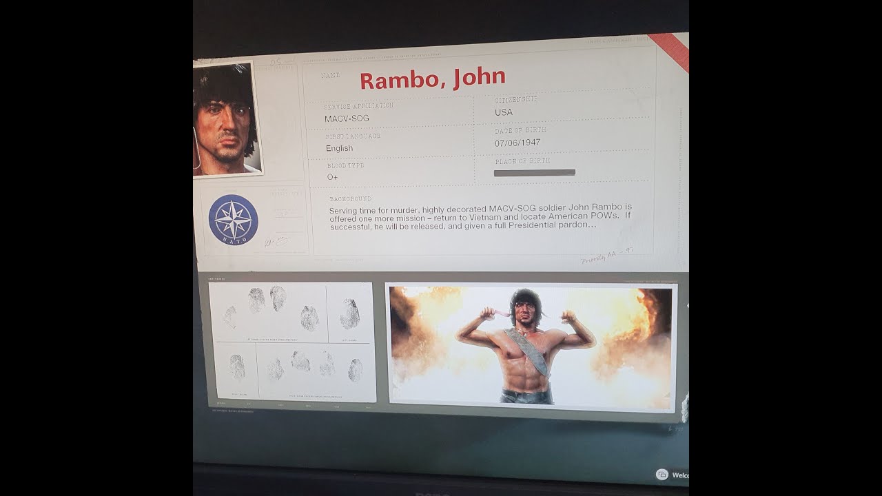 RAMBO in WARZONE and Cold War
