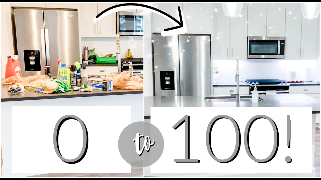 NEW APARTMENT EXTREME KITCHEN CLEANING & ORGANIZING ! *SATISFYING*