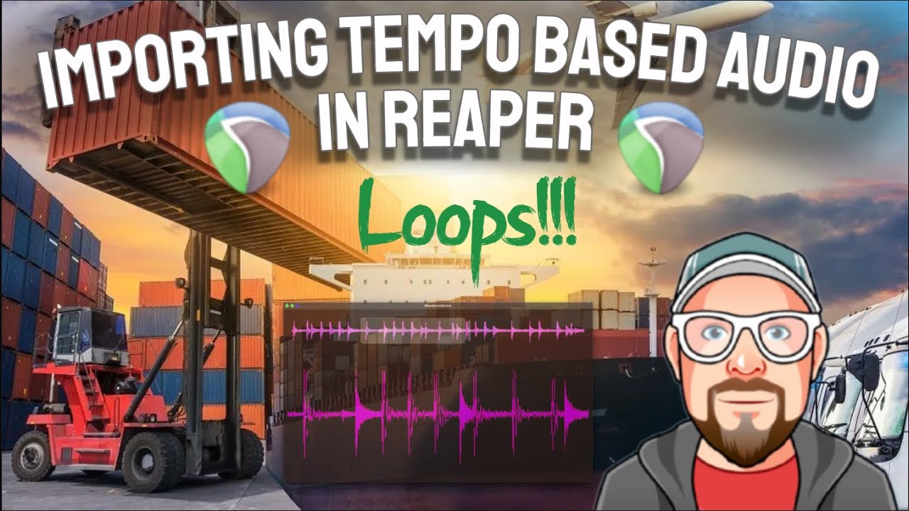Импорт темпового аудио (циклов) в REAPER