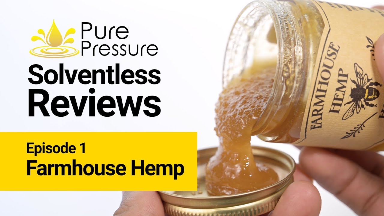 Solventless Reviews Ep1: Farmhouse Hemp CBD Rosin Honey