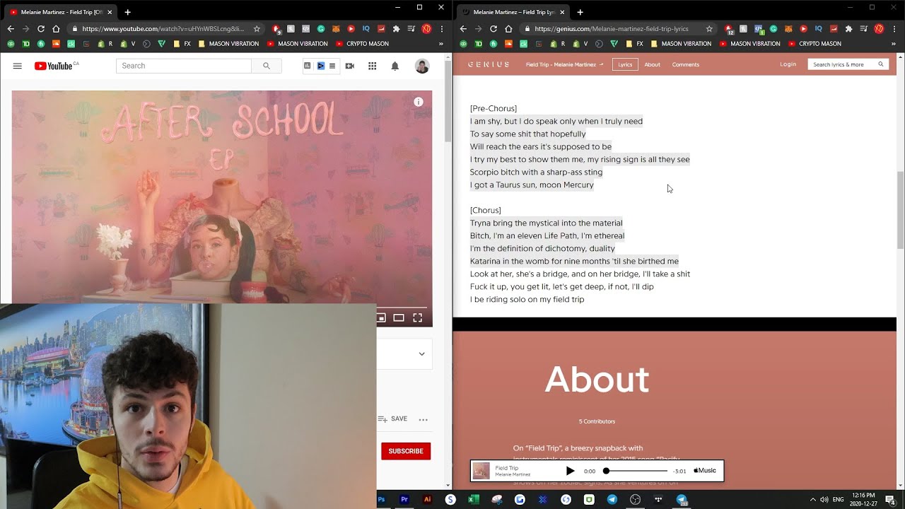 FIRST TIME Hearing Melanie Martinez - Field Trip REACTION - Mason Reacts