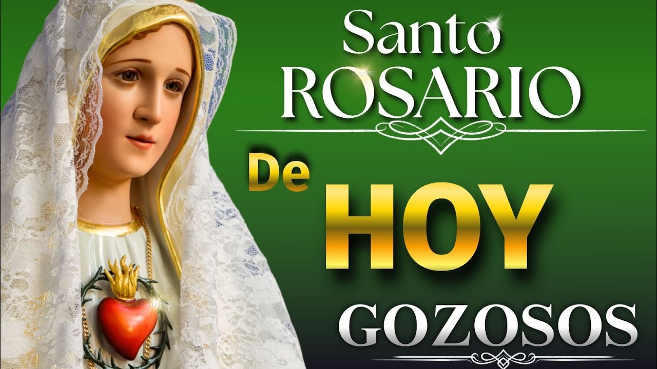 Rosario de HOY​🌹​Misterios GOZOSOS​🌹​#rosariodehoy #gozosos