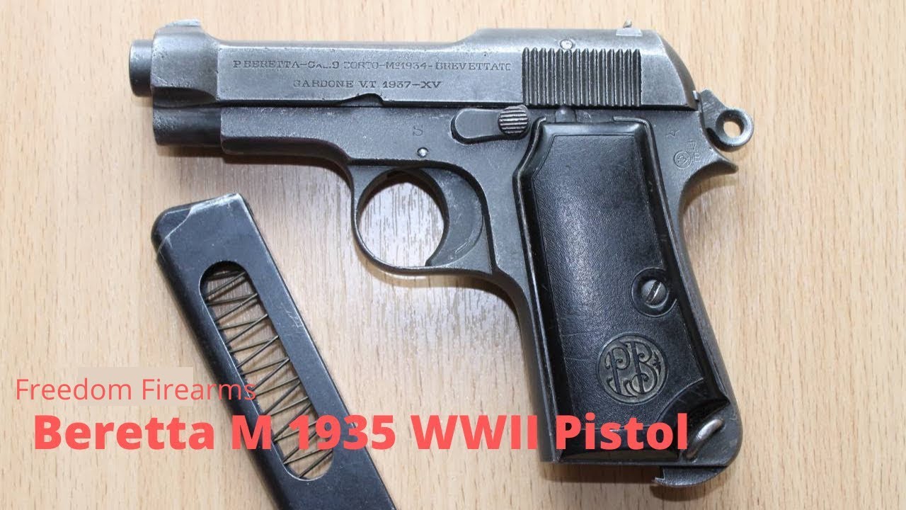 Пистолет Беретта 1935 года времен Второй мировой войны