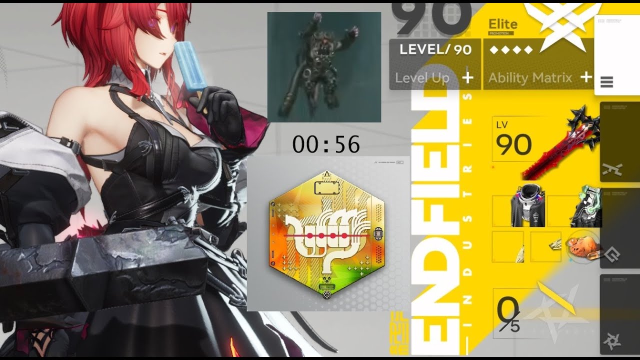 P0 Laevatain 00:56 Rhodagn RE-Crisis 90 - Arknights Endfield