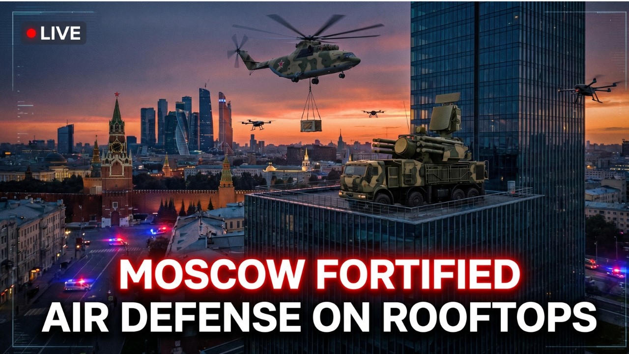 Russia Installs Air Defense Systems On Moscow Skyscrapers Amid Drone Threat