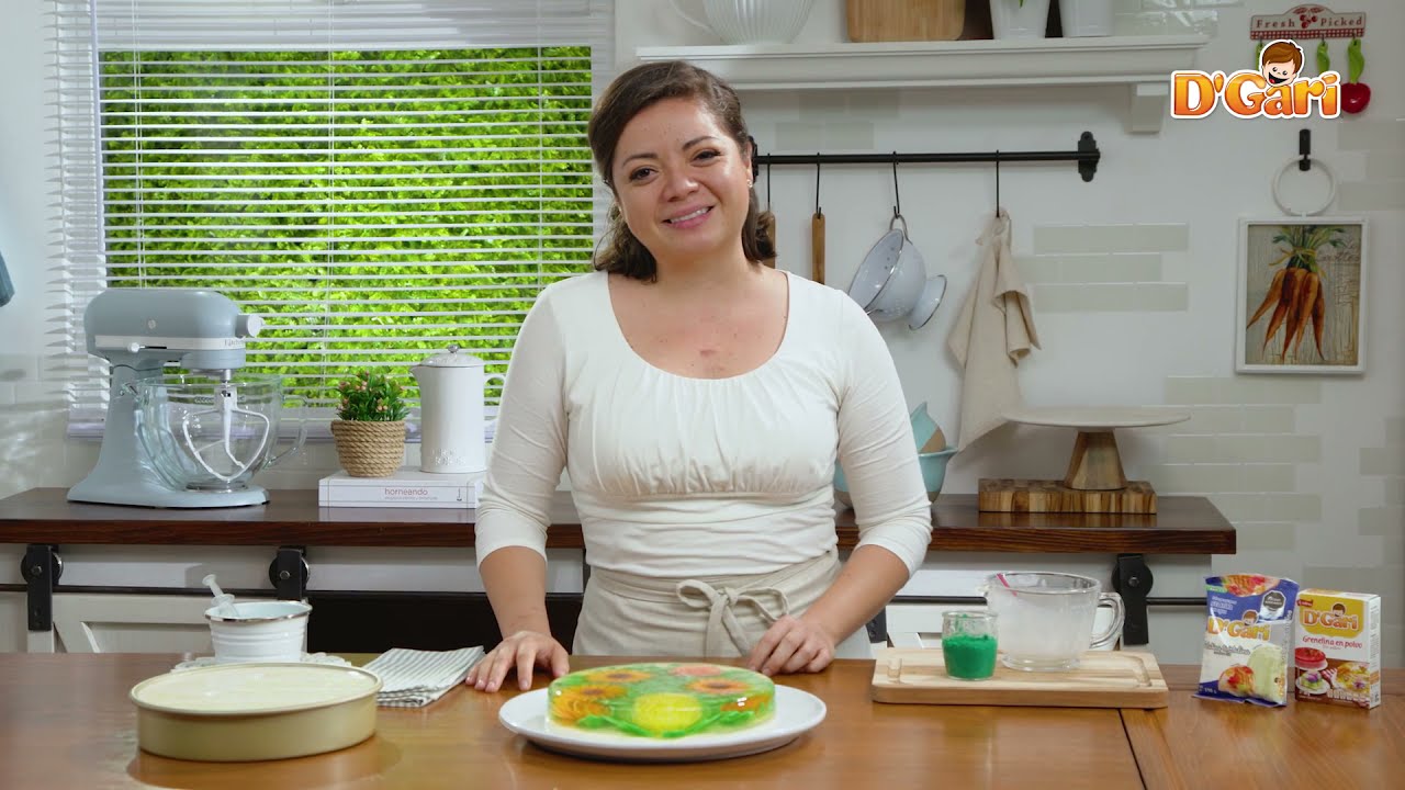 Tutorial para hacer gelatina artistica flores encapsuladas.