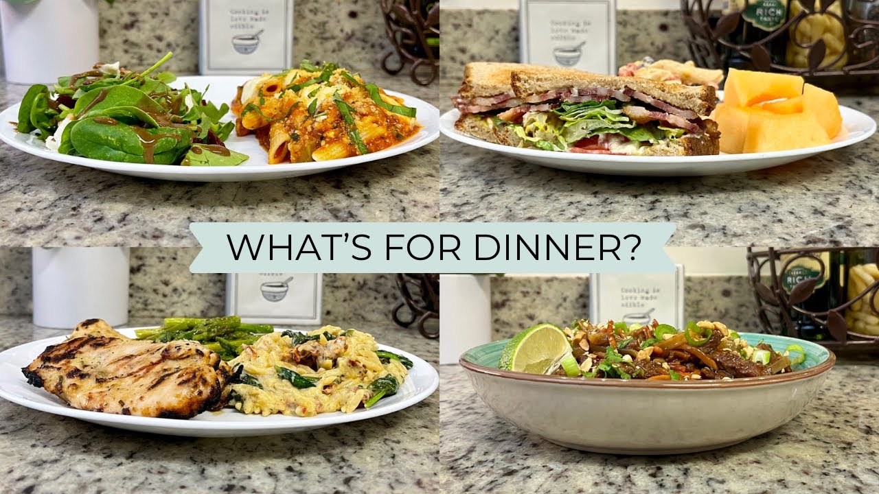WHAT’S FOR DINNER? | EASY & BUDGET FRIENDLY | REALISTIC WEEKNIGHT MEALS | DINNER INSPIRATION