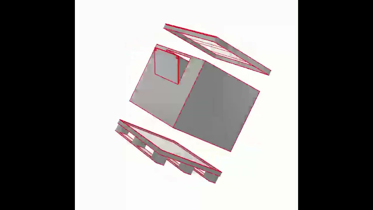 Foldable Pallet, Lid and Sleeve Container / Box 1200x1000x1000