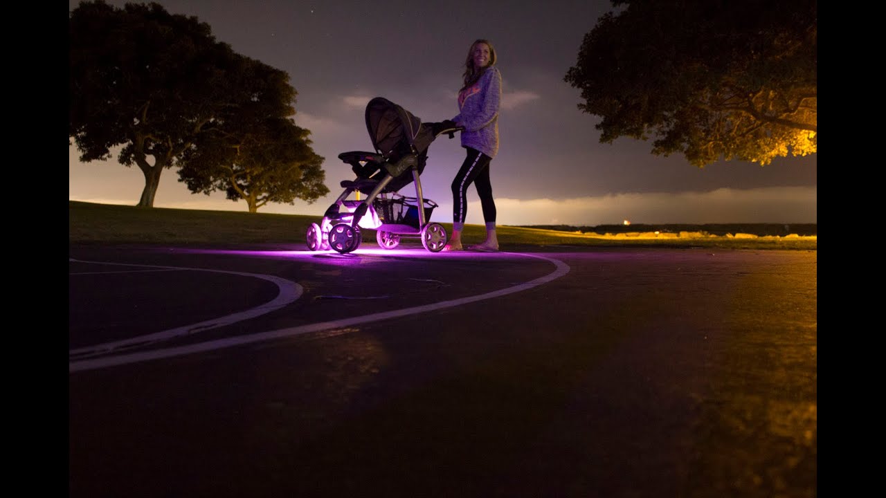 Install Stroller Lights to Be Seen Be SAFE! Third Kind®