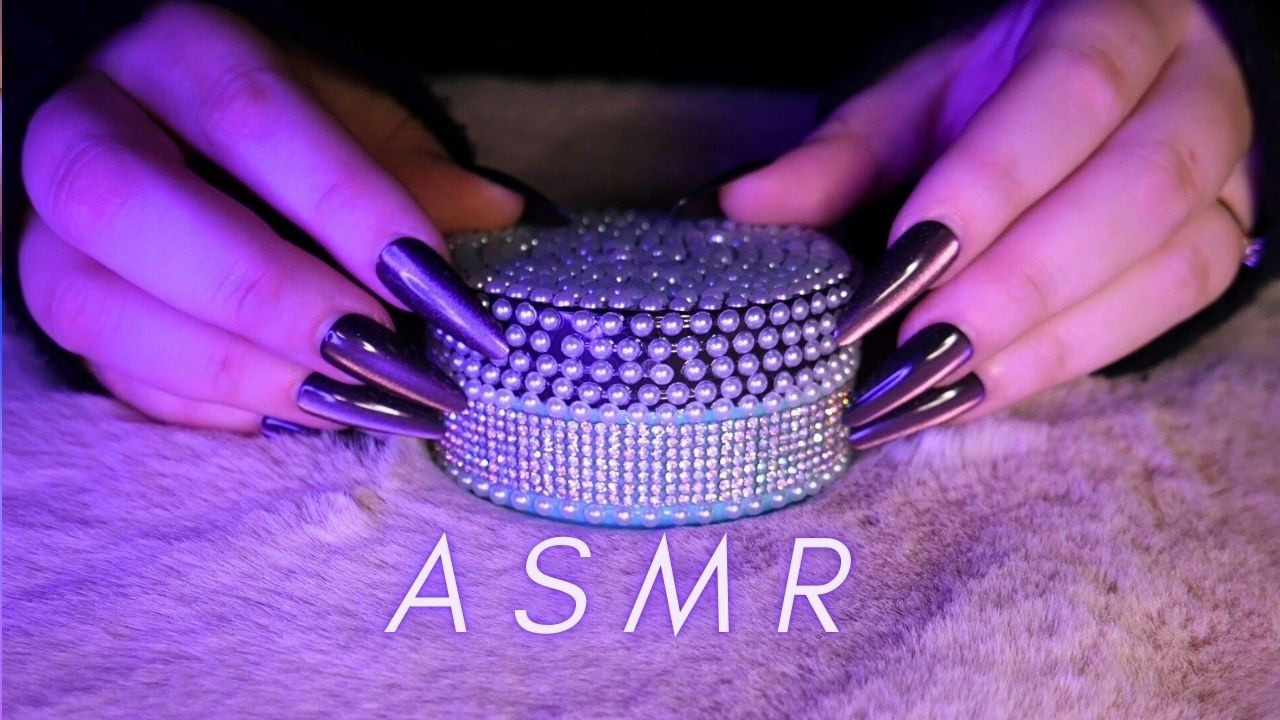 ASMR Scratching Rhinestone Triggers For Sleep (No Talking)