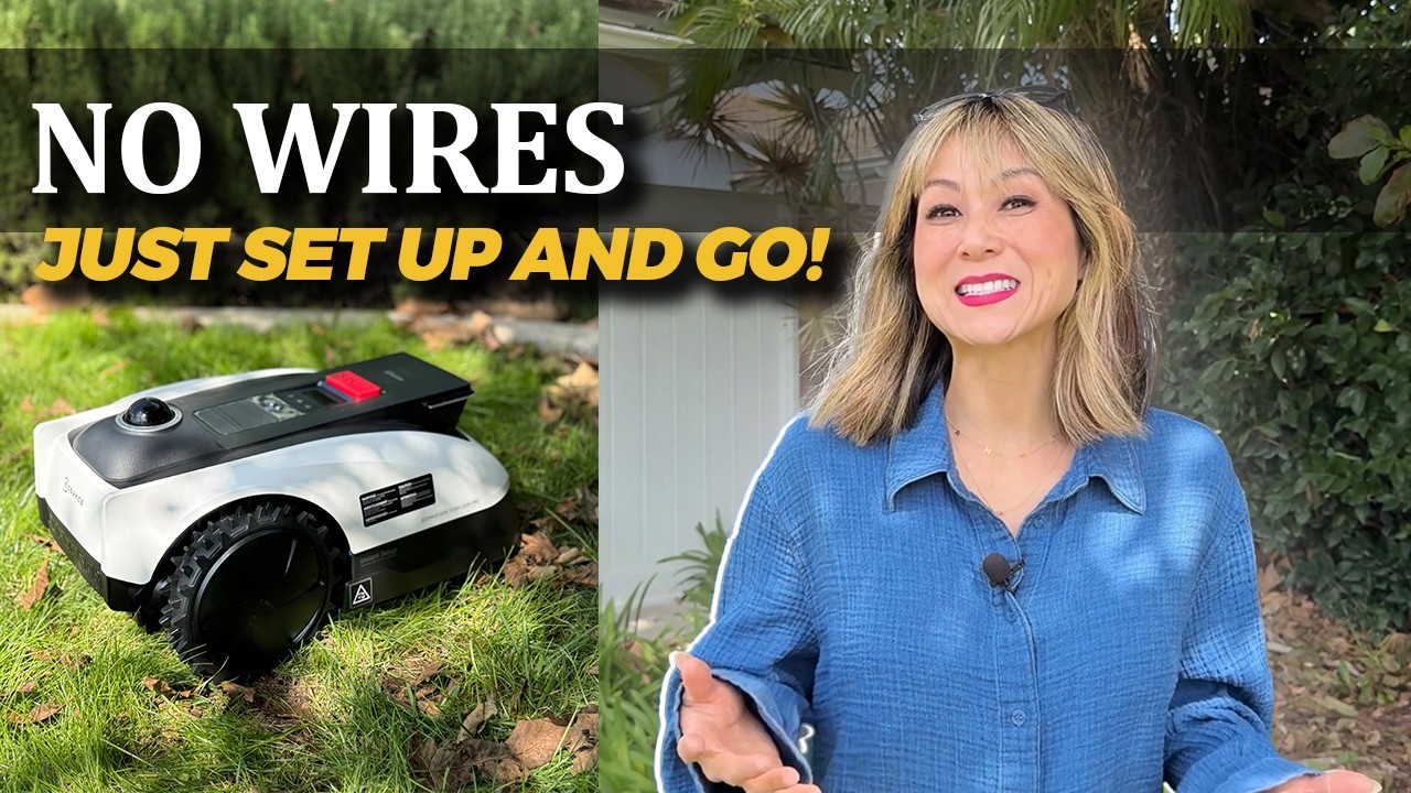 Designing the Perfect Lawn with ECOVACS GOAT O1000 LiDAR PRO | Julie Khuu