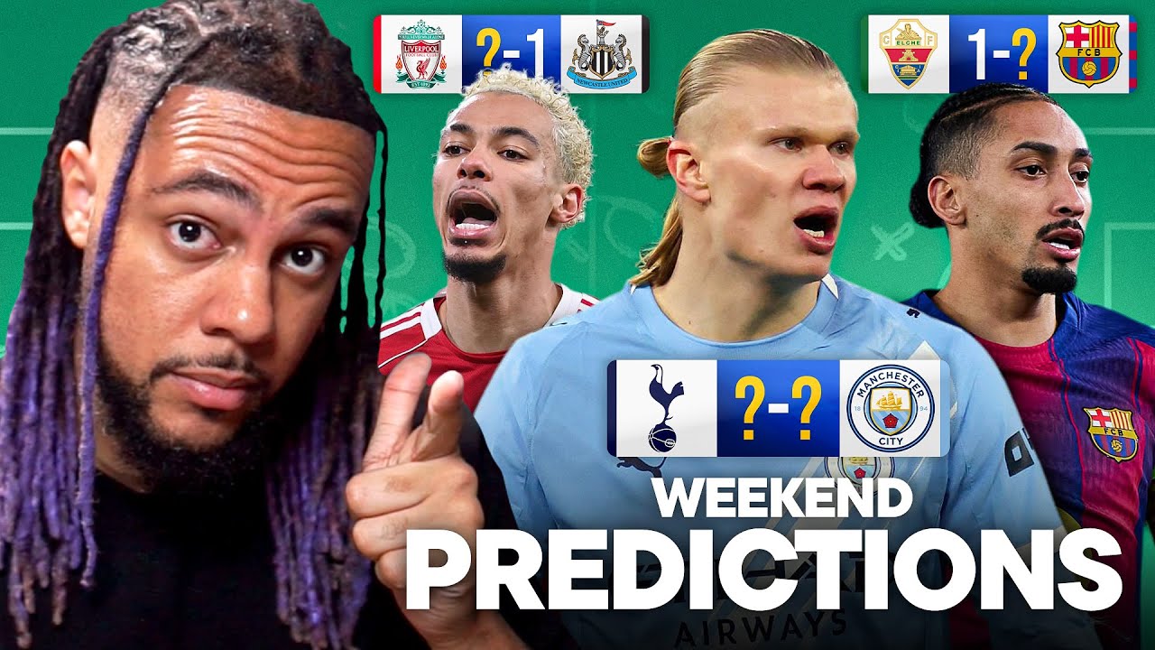 WEEKEND PREDICTIONS! ft. Spurs v City and Leeds v Arsenal 🔥