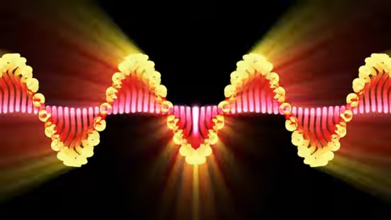 4k Glowing Strings Patterns free motion background video effect