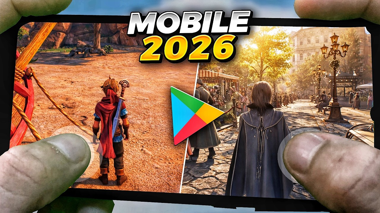 FINALMENTE! NOVOS JOGOS para ANDROID e IOS  que você PRECISA CONHECER em 2026