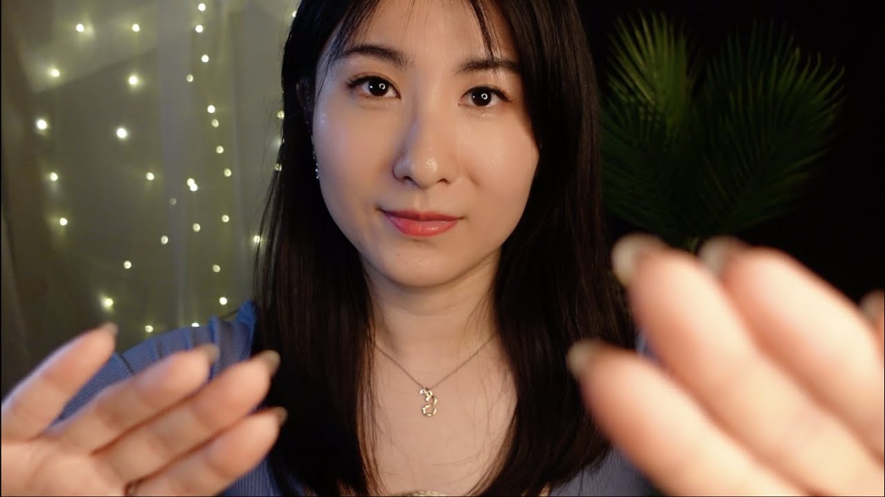 ASMR Face Touching, Brushing, and Massage ~Soft Spoken~