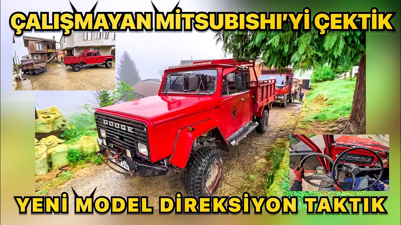 ÇALIŞMAYAN KAMYONETİ ÇEKTİK,YENİ MODEL DİREKSİYON TAKTIK