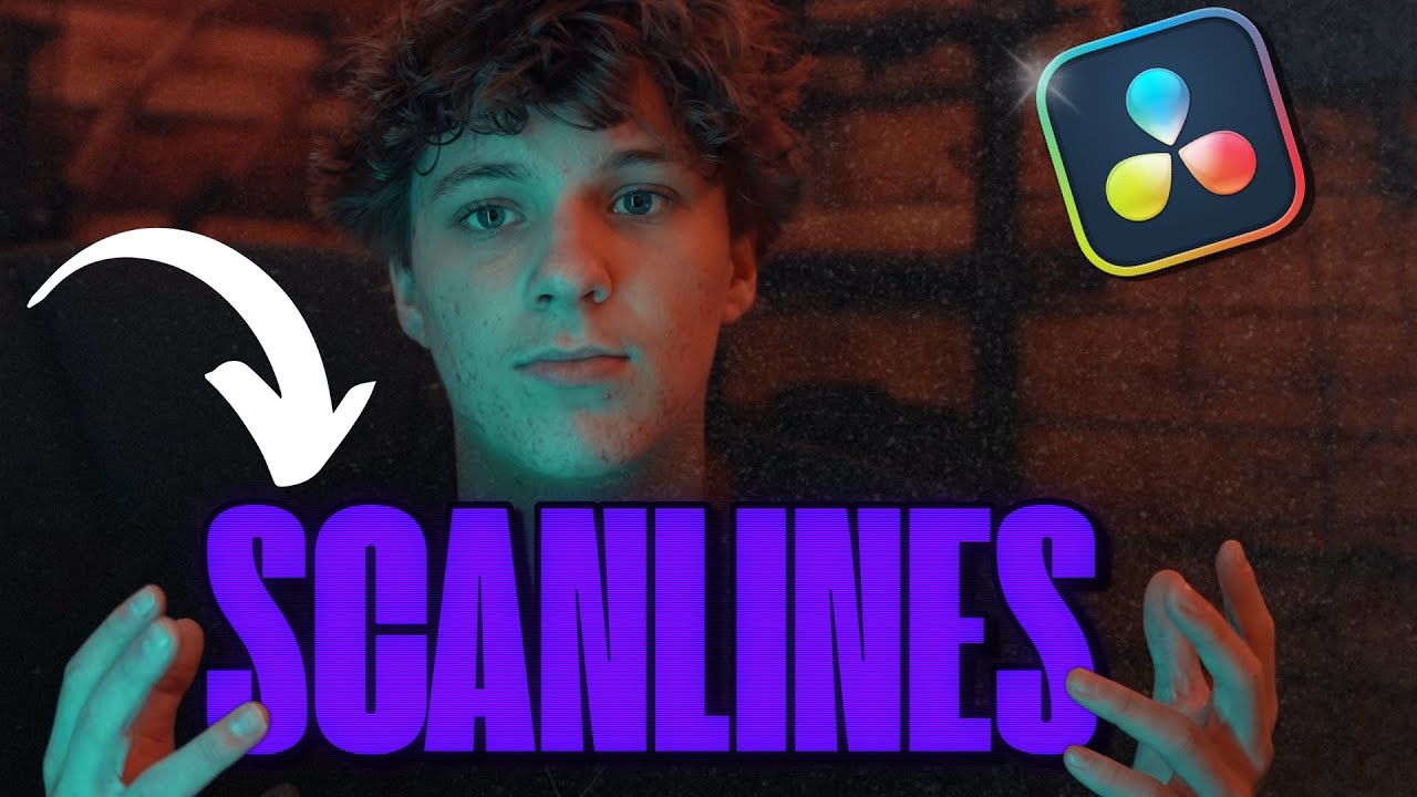 ЭФФЕКТ СКАНИРУЮЩИХ СТРОК В DaVinci Resolve | Учебное пособие