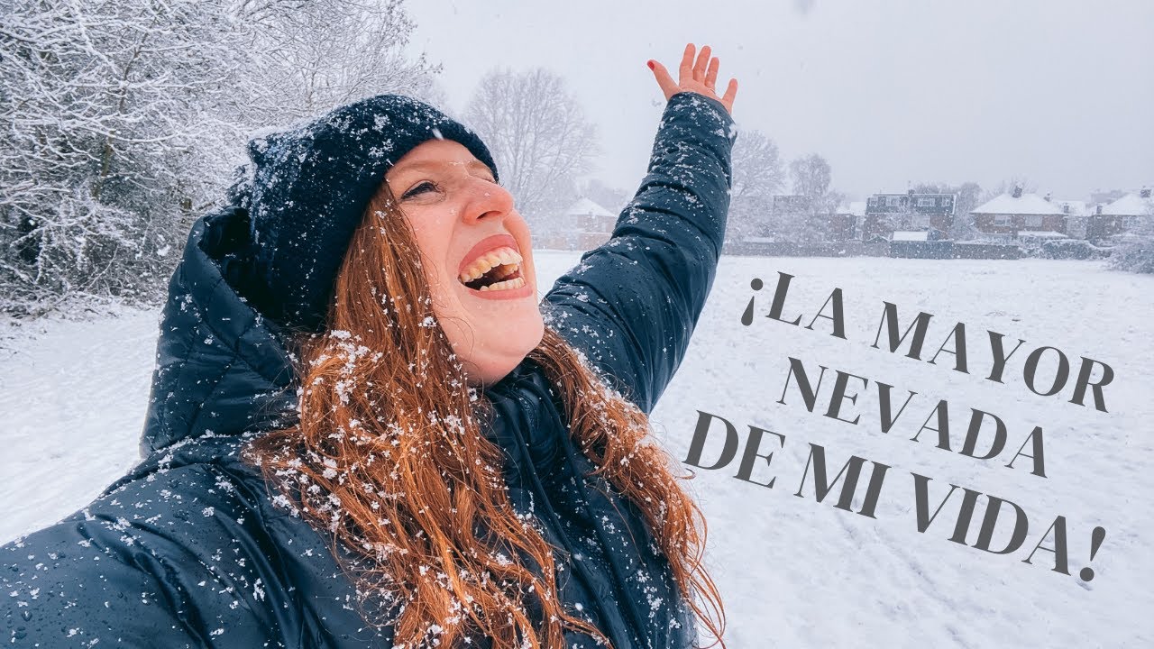 Super NEVADA en LONDRES, gran dosis de ENERGÍA POSITIVA ¡NIEVA EN LONDRES!