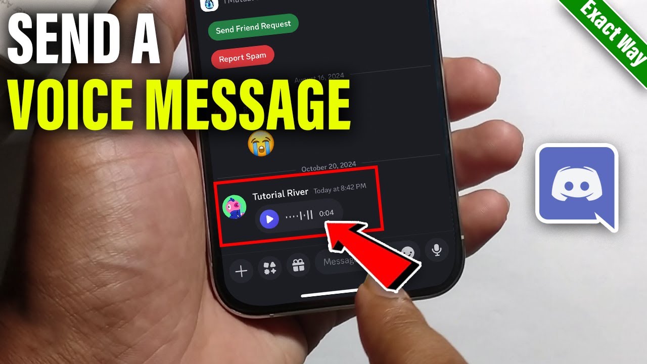 How To Send A Voice Message In Discord 2026 (Android & iOS)