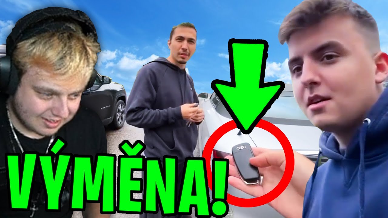 DVA INFLUENCEŘI SI VYMĚNILI AUTO!😱 | Morry REAGUJE na @vitekvencl