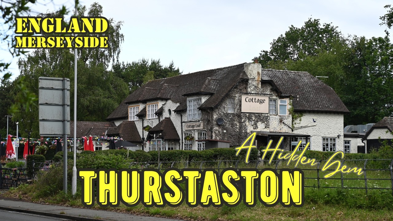 Thurstaston in the Rain - Exploring the Village, Beach & Woods #England